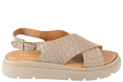 salg af TAMARIS BROWN STRUCT SNAKE SANDAL