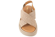 TAMARIS BROWN STRUCT SNAKE SANDAL