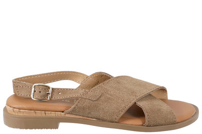 salg af TAMARIS SANDAL I BRUNT RUSKIND