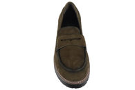 TAMARIS CHUNKY LOAFERS I OLIVENGRØNT RUSKIND