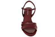 TAMARIS MERLOT PUMPS I VINRØDT PU MED POLIDO