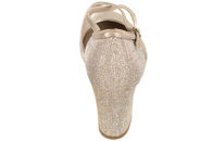 TAMARIS PUMPS FORET MED BEIGE TEKSTIL