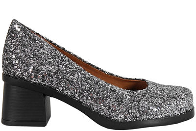 salg af TIM & SIMONSEN FLORENCE PUMP GLITTER NEGRO SILVER