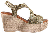 salg af TIM OG SIMONSEN MASHA GLITTER ORO SANDAL MED GULDGLITTER