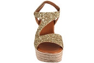 TIM OG SIMONSEN MASHA GLITTER ORO SANDAL MED GULDGLITTER