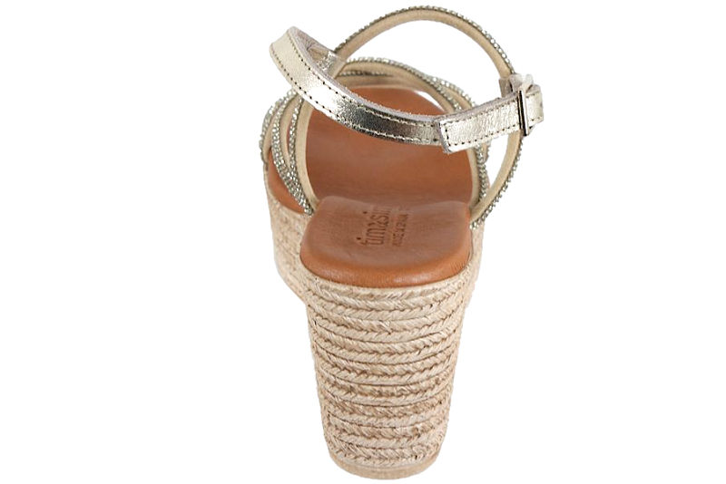 Kb TIM OG SIMONSEN KELDA CRISTAL SANDAL MED GULDGLITTER Her - Salg af ...