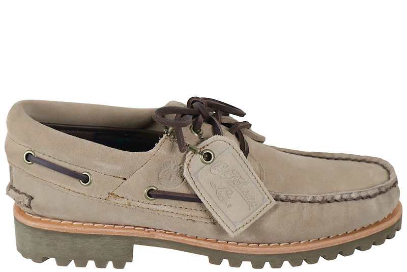 salg af TIMBERLAND AUTHENTIC BOAT SHOE TAUPE SUEDE