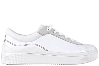 salg af TOMMY HILFIGER ELEVATED TOMMY CUPSOLE HVID SNEAKER
