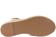 TOMMY HILFIGER BEIGE SANDAL MED GLITTER TEKSTIL