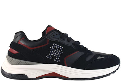 salg af TOMMY HILFIGER PREP SNEAKER LEATHER MONOGRAM