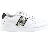 salg af TOMMY HILFIGER COURT SNEAKERS I HVIDT GLAT SKIND