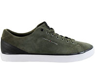 salg af TOMMY HILFIGER TH HI VULC CORE LOW SUEDE GREEN SNEAKERS