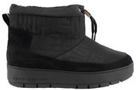 salg af TOMMY HILFIGER MONOGRAM SNOWBOOT BLACK VINTERSTØVLE