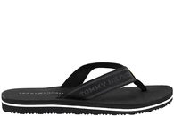 salg af TOMMY HILFIGER - WEBBING BEACH SANDAL BLACK