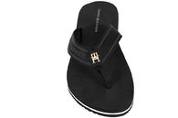TOMMY HILFIGER - WEBBING BEACH SANDAL BLACK