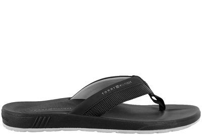 salg af TOMMY HILFIGER MOLDED HILFIGER BEACH SANDAL BLACK
