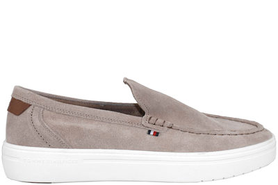 salg af TOMMY HILFIGER MODERN LIGHT HYBRID SUEDE LOAFER BEIGE