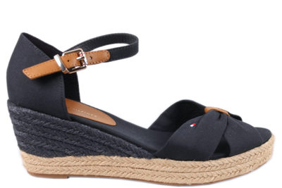 salg af TOMMY HILFIGER BASIC OPENED TOE MID WEDGE