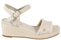 salg af TOMMY HILFIGER ACI MID WOVEN WEGDE ESPAD FRINGE SANDAL