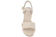 TOMMY HILFIGER ACI MID WOVEN WEGDE ESPAD FRINGE SANDAL