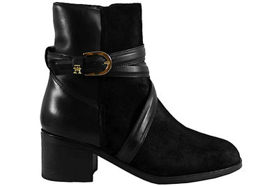 salg af TOMMY HILFIGER ELEVATED ESS THERMO MIDHEEL BOOT BLACK