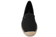 TOMMY HILFIGER LÆRREDS ESPADRILLOS SORT