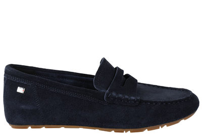 salg af TOMMY HILFIGER LOAFERS I MØRKEBLÅT RUSKIND