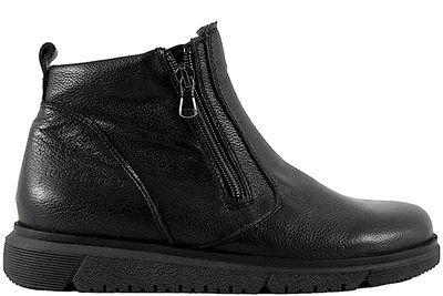 salg af WALDLÄUFER ANKELSTØVLE I SORT GLAT SKIND