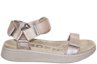 salg af WODEN LINE SILVER MINK SANDAL I SANDFARVET TEKSTIL