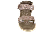 WODEN CIRKELINE GLITTER BEIGE SANDAL