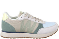 salg af WODEN - RONJA SKO I BEIGE TEKSTIL OG RUSKIND