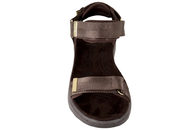 WODEN LINE CHOCOLATE SANDAL I BRUNT TEKSTIL