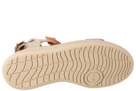 WODEN SANDAL MED LYSEBRUN GUMMISÅL