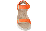 WODEN LINE WOVEN TIGER SANDAL I NEON ORANGE TEKSTIL