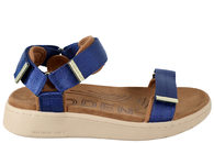 salg af WODEN LINE COBOLT BLUE SANDAL I BLÅ TEKSTIL