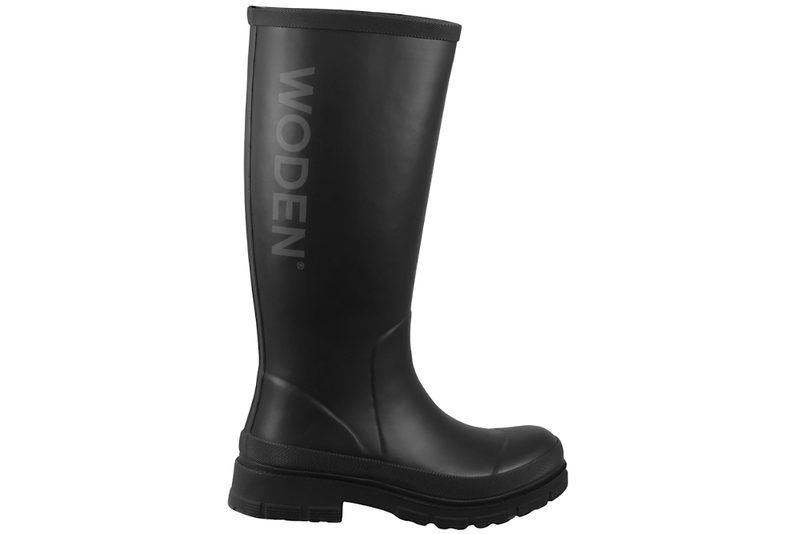 salg af WODEN - LE WATERPROOF SORT LANGSKAFTET GUMMISTØVLE