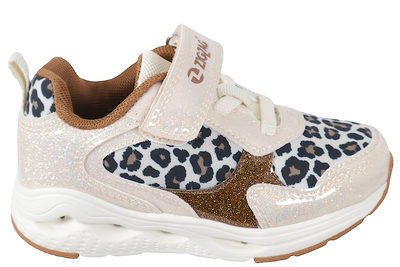 salg af ZIGZAG CERTINY KIDS SHOE BEIGE LEOPARD