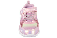 ZIGZAG SASERTA KIDS SHOE W/LIGHTS LAVENDER STAR