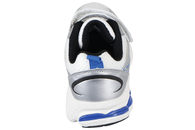 ZIGZAG SKO I HVIDT TEKSTIL