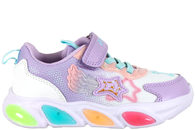 salg af ZIGZAG FLORA KIDS PURPLE SHOE WITH LIGHTS