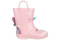 salg af ZIGZAG UNICORN PINK RAINBOOT GUMMISTØVLE MED ENHJØRNING
