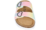 ZIGZAG MESSINA SLIPPERS I REGNBUEFARVET PU MED GLIMMER