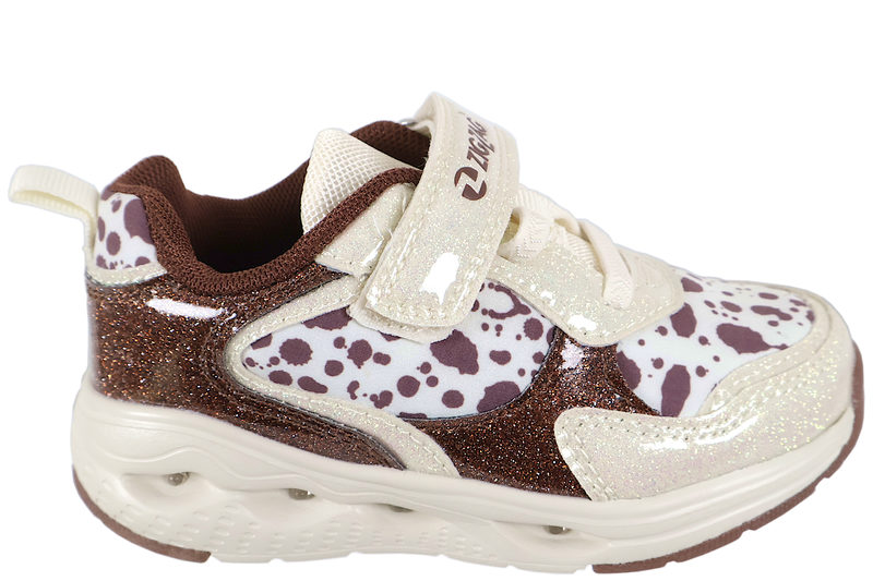 salg af ZIGZAG CERTINY KIDS SKO I BEIGE TEKSTIL