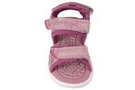ZIGZAG FLOUER KIDS SANDAL PURPLE GLITTER
