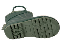 ZIGZAG GUMMISTØVLE I GRØNT GUMMI